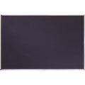 Quartet Chalk Board, Porcelain, Aluminum Frame, 4'x3', Black QRTPCA304B